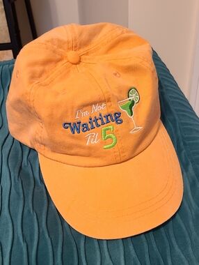 Adams I'm Not Waiting Til 5 Adjustable Baseball Hat NWOT